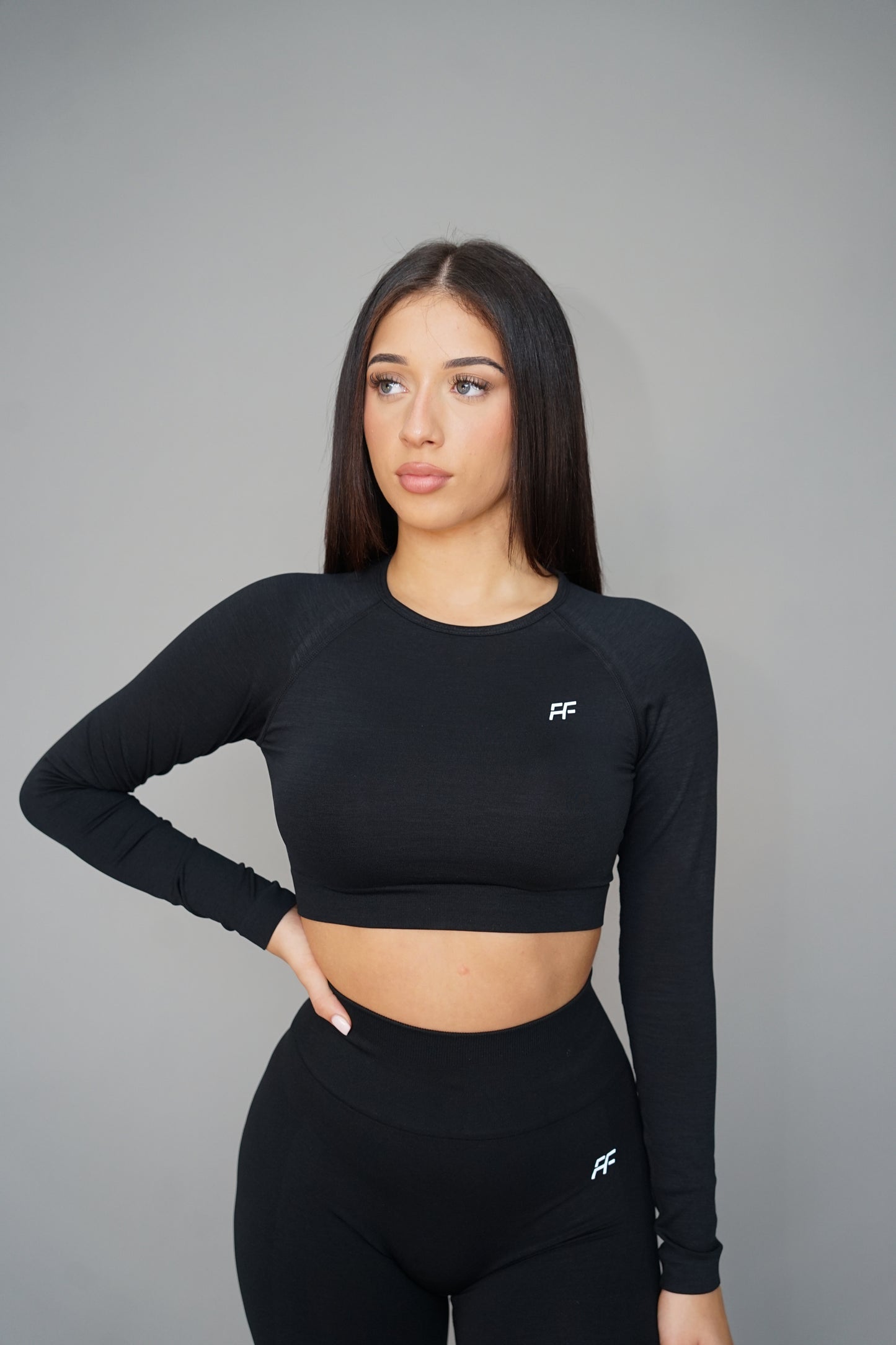 Essential Long Sleeve Top - Hemp Black