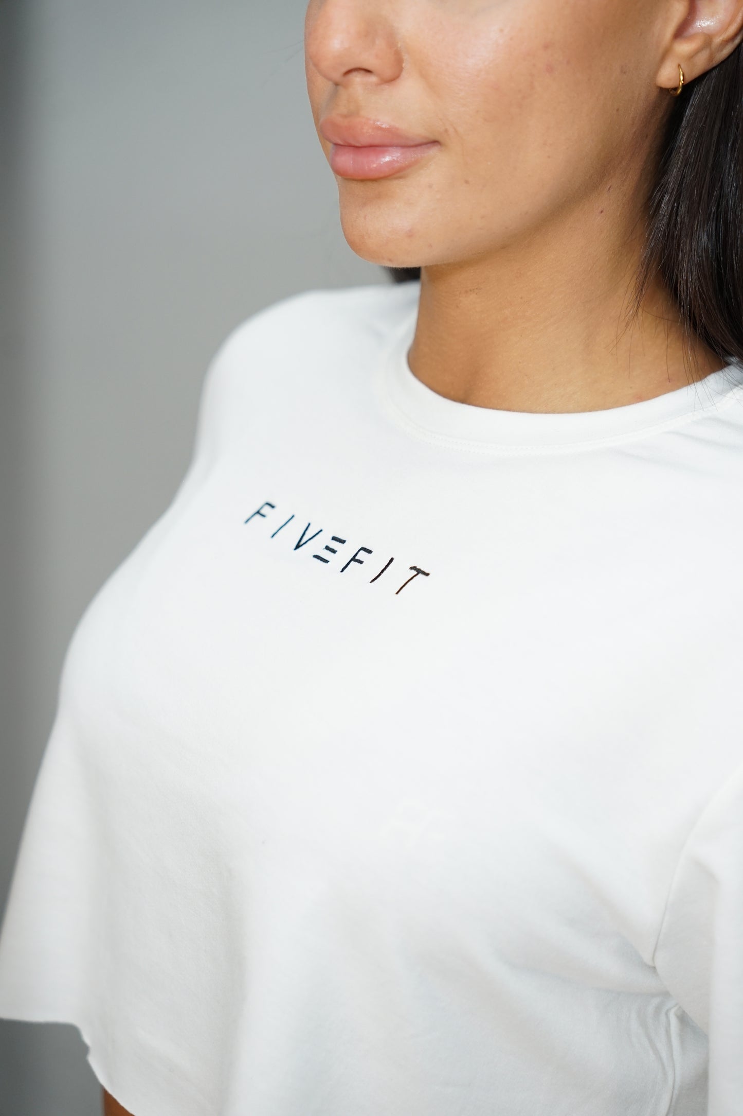 Loose Crop Top - White