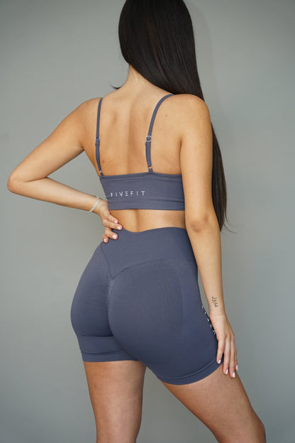 Essential Sports Bra - Charcoal Navy