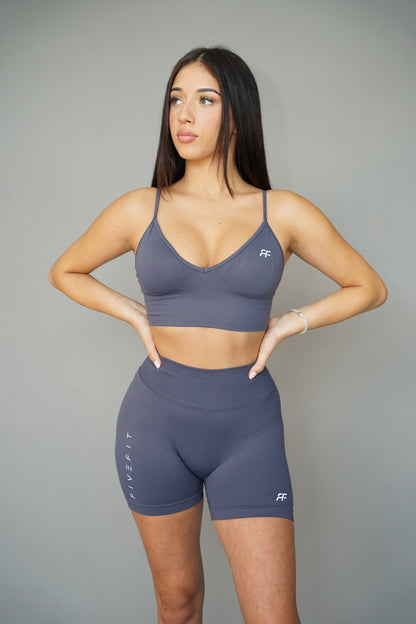 Essential Sports Bra - Charcoal Navy